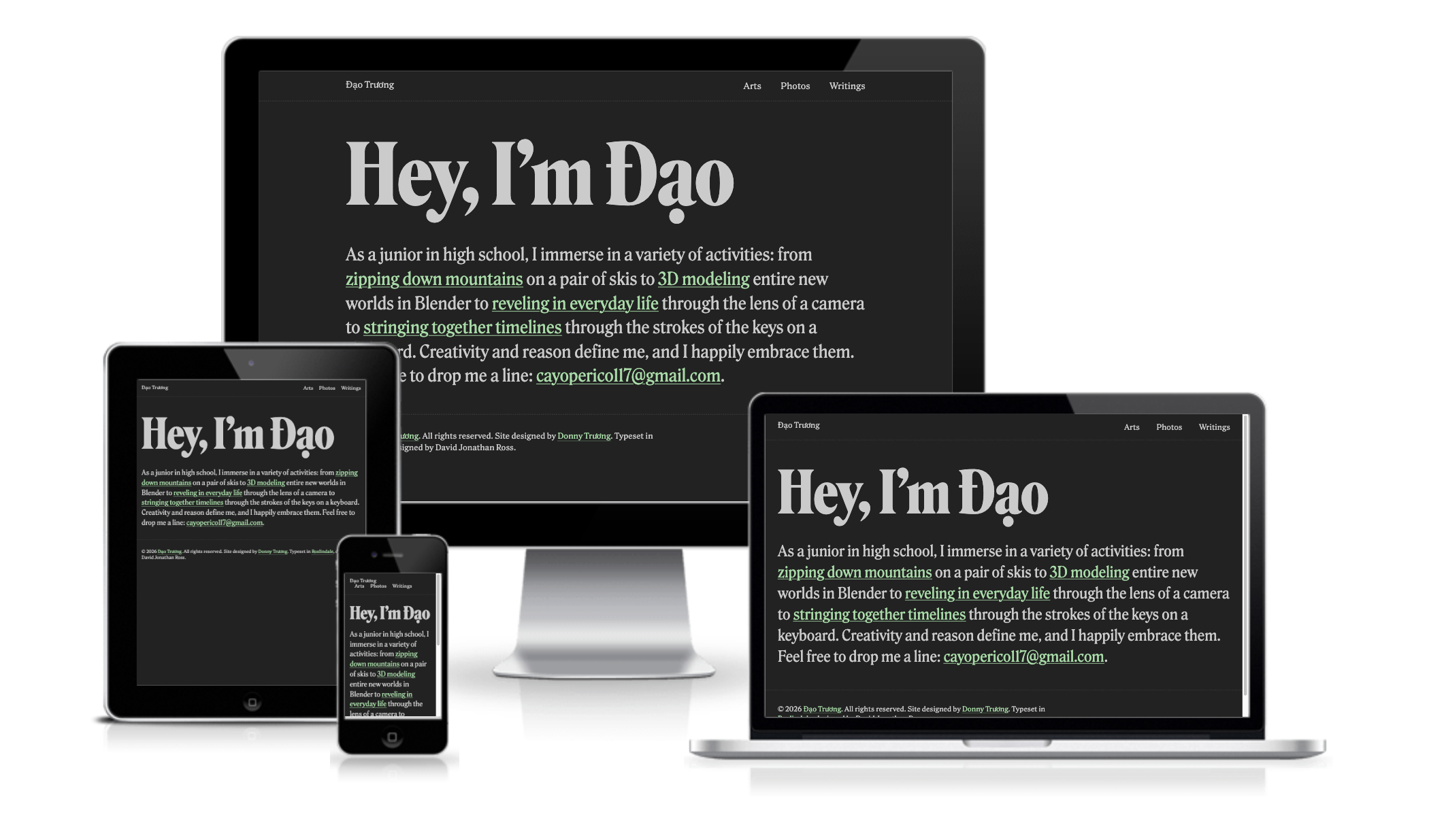 Responsive screenshots