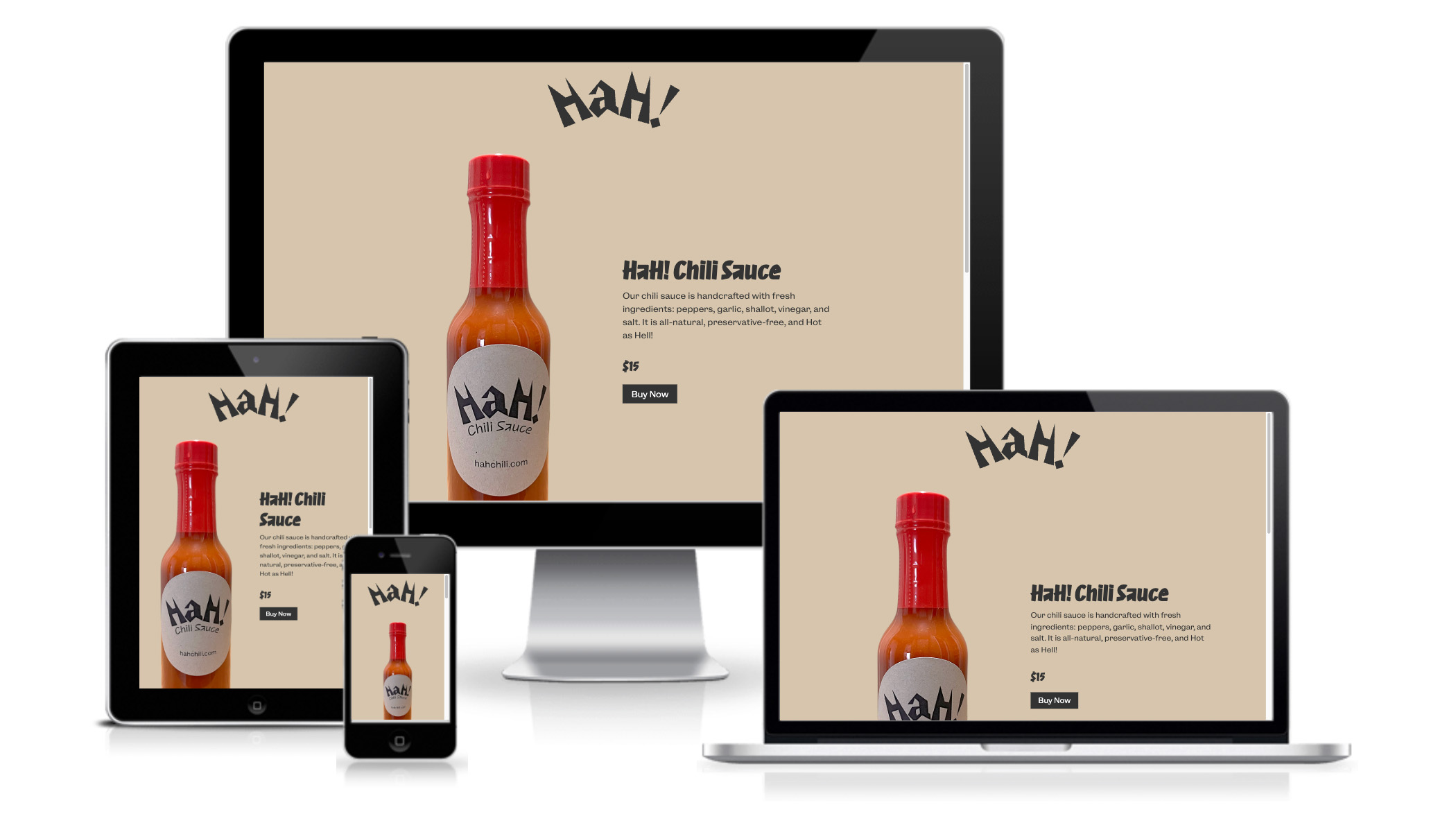 Responsive screenshots