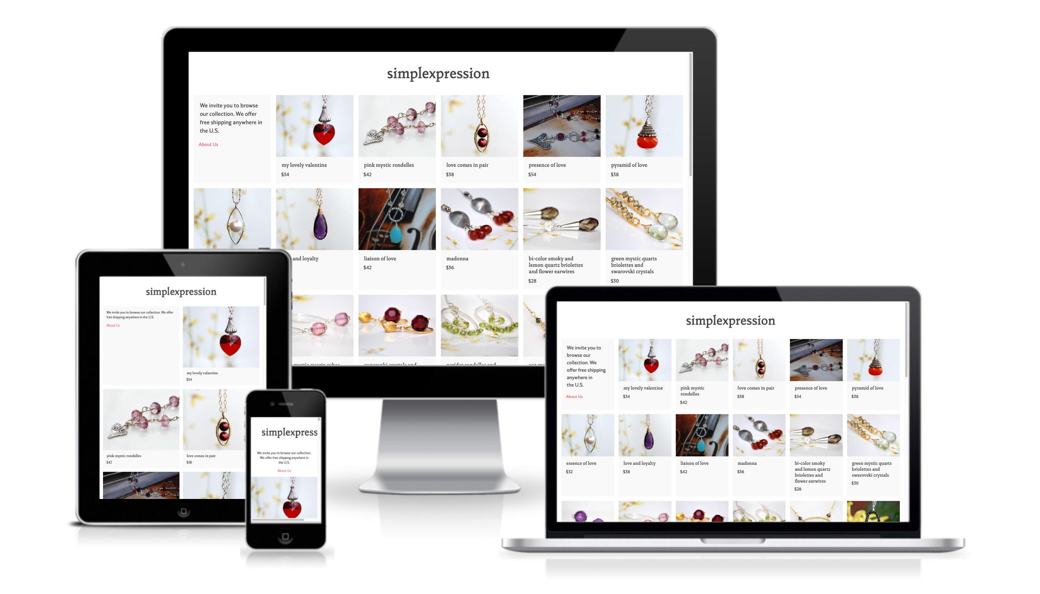 responsive screenshots