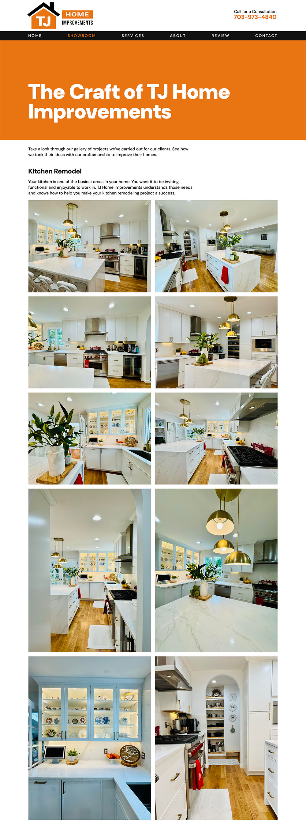 showroom page
